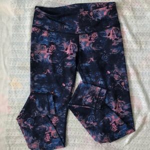 Lulu lemon floral long tights